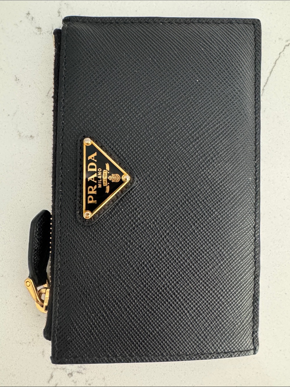 Prada Black Saffiano Leather Card Holder - Picture 12 of 13
